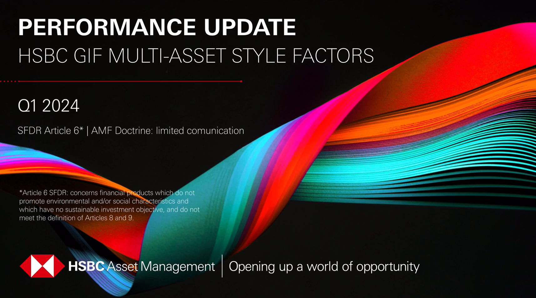 HSBC GIF Multi-Asset Style Factors: Revue T1 2024